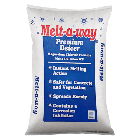 MELT AWAY ICE MELT SALT 50 LB BAGS PALLET (49 BAGS) – WORRY FREE